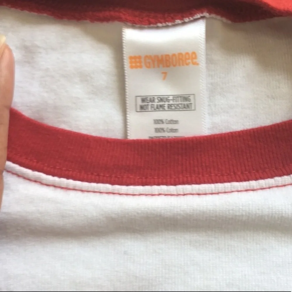 Gymboree boy’s long sleeve snowman Tshirt size 7